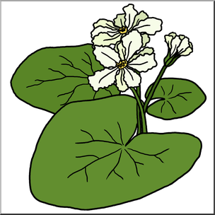 Clip Art: Plants: Floating Heart Color 2
