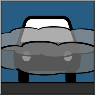 Clip Art: Weather Icons: Fog Color Unlabeled