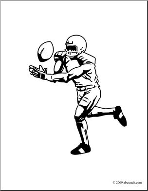 Clip Art: Catch (coloring page)