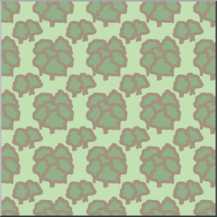 Clip Art: Tile Pattern: Map Terrain: Forest 50% Color HiRes