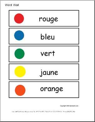 French: Couleurs