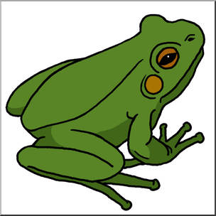 Clip Art: Frog 2 Color