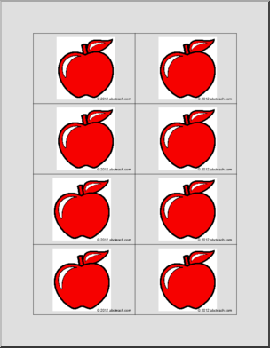 Folder Game: Apples, Apples, Apples (prek-1)