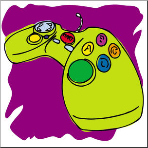 Clip Art: Game Controller Color