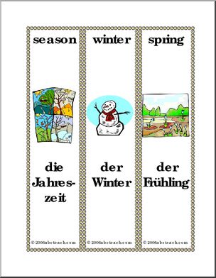 German: Bookmarks – Seasons