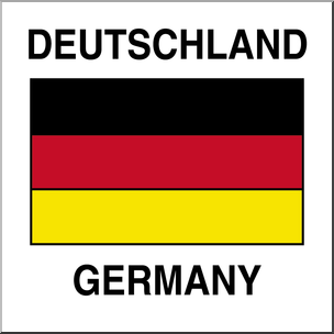 Clip Art: Flags: Germany Color