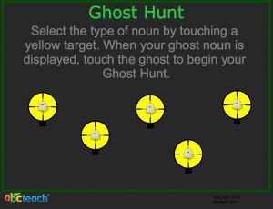 Interactive: Notebook: Ghost Hunt: Nouns (elem/upper el)