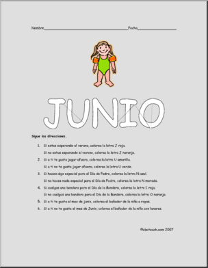 Spanish: “Glyph” – Junio (elementaria)