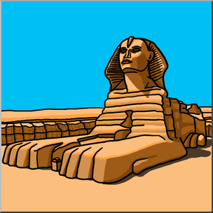 Clip Art: Great Sphinx Color