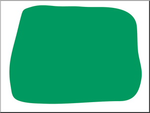 Clip Art: Colors: Green Unlabeled