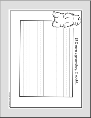 Writing Paper: Groundhog (Primary)