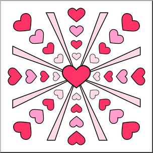 Clip Art: Hearts 4 Color 2