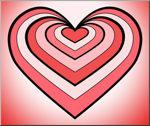 Clip Art: Hearts 2 Color 1