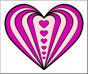 Clip Art: Hearts 3 Color 2