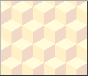 Clip Art: Tile Pattern: Hexagon Color 03 25%