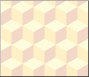 Clip Art: Tile Pattern: Hexagon Color 03 25% Low Resolution