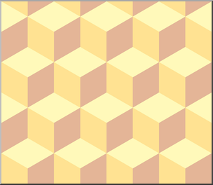 Clip Art: Tile Pattern: Hexagon Color 03 50%