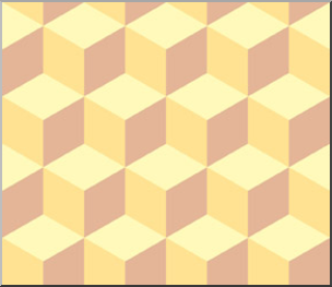 Clip Art: Tile Pattern: Hexagon Color 03 50% Low Resolution