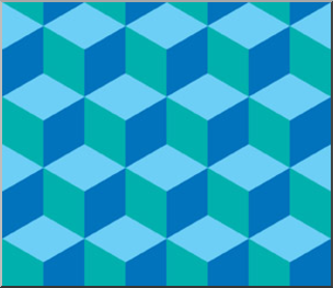 Clip Art: Tile Pattern: Hexagon Color 04 100% Low Resolution