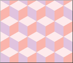 Clip Art: Tile Pattern: Hexagon Color 05 25% Low Resolution