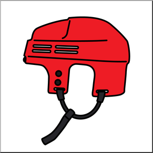 Clip Art: Hockey Helmet Color