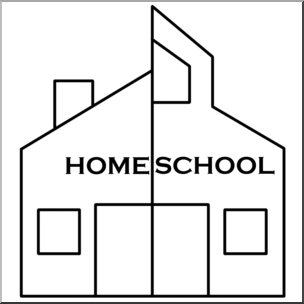 Clip Art: Homeschool B&W