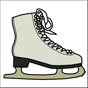 Clip Art: Ice Skate Color