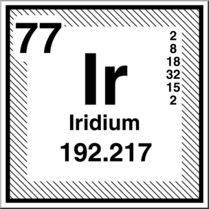 Clip Art: Elements: Iridium B&W