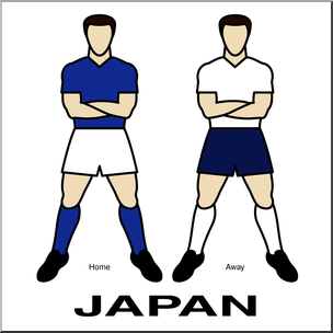 Clip Art: Men’s Uniforms: Japan Color