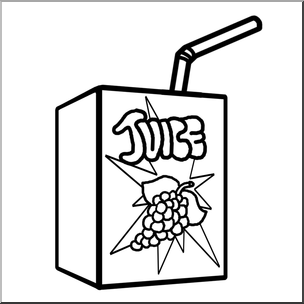 Clip Art: Juice B&W