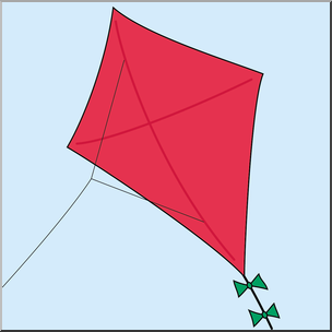 Clip Art: Kite Color