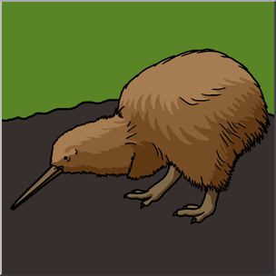 Clip Art: Kiwi Color 1