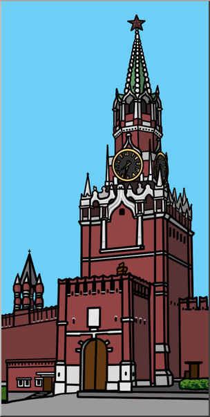 Clip Art: Kremlin Color