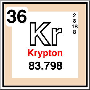 Clip Art: Elements: Krypton Color