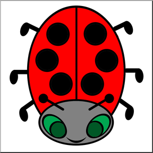 Clip Art: Ladybug Color