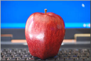 Photo: Apple and Laptop 01a LowRes