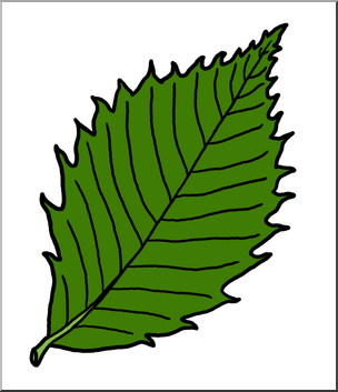 Clip Art: Leaf: Chestnut Color