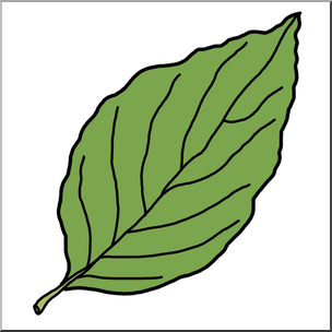 Clip Art: Leaf: Dogwood Color