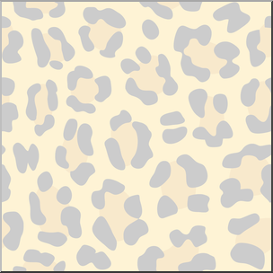 Clip Art: Tile Pattern: Leopard Color 25%