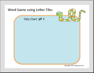 Letter Tiles Word Game