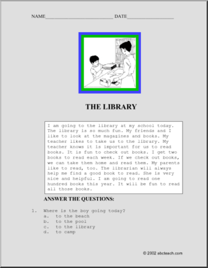 Fiction: The Library (elem)
