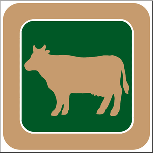 Clip Art: Natural Resources: Livestock Color Unlabeled