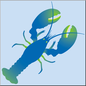 Clip Art: Lobster Color 2