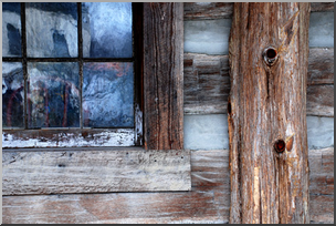 Photo: Log Cabin Window 01 LowRes