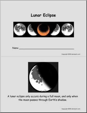 Booklet: Lunar Eclipse (elementary)