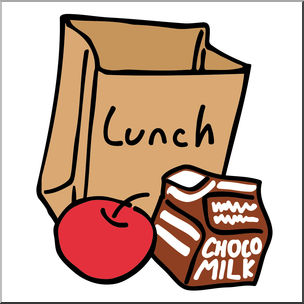 Clip Art: Lunch Bag Color
