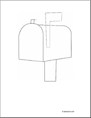 Coloring Page: Mailbox