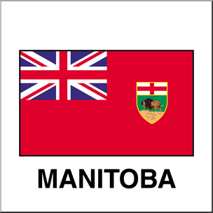 Clip Art: Flags: Manitoba Color