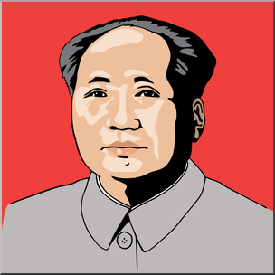 Clip Art: Mao Zedong Color