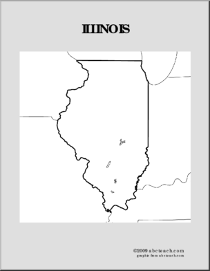 Map: U.S. – Illinois